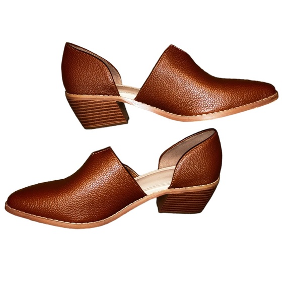 Shoes - Slip On Loafers Casual Side Cut Out Ankle Boots Low Heel Chelsea Booties